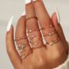 Moon Ring set