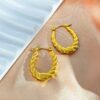18K gold plated earrings 5