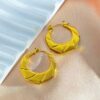 18K gold plated earrings 1