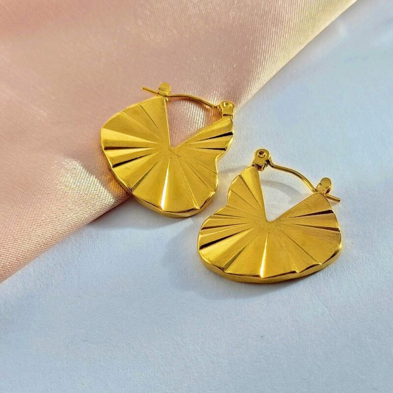 18K gold plated earrings