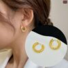 18K Gold plated breaking style Stainless steel Earring