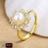 Real Zircon Stainless Steel Ring 6