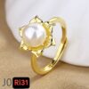 Real Zircon Stainless Steel Ring 5