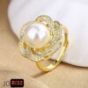Real Zircon Stainless Steel Ring
