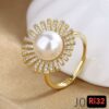 Real Zircon Stainless Steel Ring 3