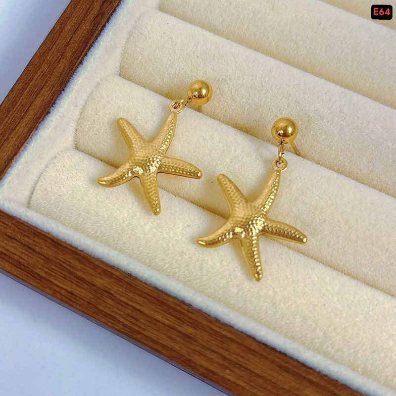 Ocean Gold Stylish Earring