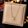 Roller 4 Gold Chip Diamond Necklace