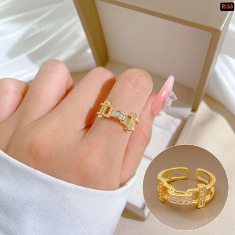 Real Zirocn Stainless Steel Rings Free Size 7