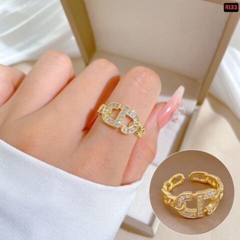 Real Zirocn Stainless Steel Rings Free Size 2