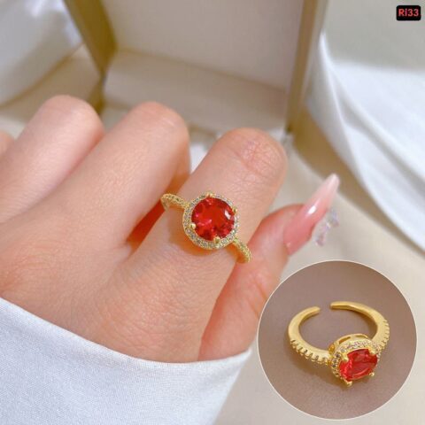 Real Zirocn Stainless Steel Rings Free Size 4