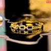 3 Rectangular 24K Gold Bracelet