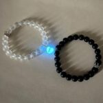 2Pcs Luminous Couple Bracelet Crown Couple Charm Handmade Adjustable (3)