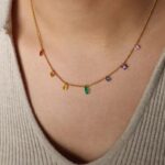 Bohemia Cute Colorful Crystal Pendant Necklace (2)