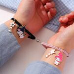 Cute Sanurgente Kuromi Melody Bracelet (3)