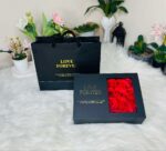 Flower Gift Box Nice-looking Reusable Aesthetic Delicate Rose Flower Gift Box (2)