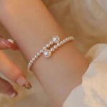Imitation Pearl Bracelet Stretchable Pearl Bracelet (3)