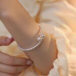Imitation Pearl Bracelet Stretchable Pearl Bracelet (3)