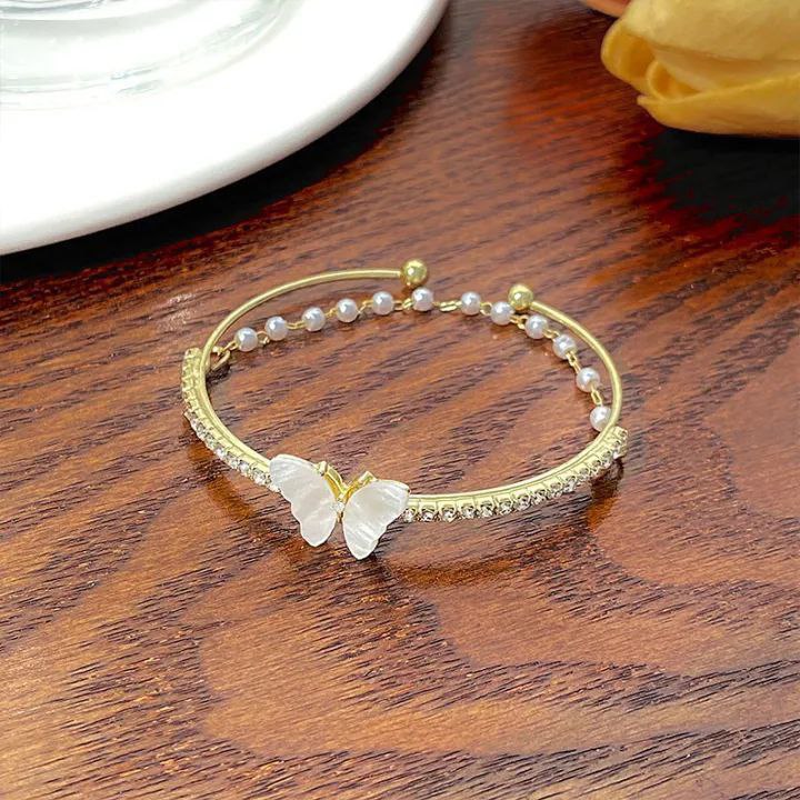 Light Luxury Double Fritillary Butterfly Bracelet (2)