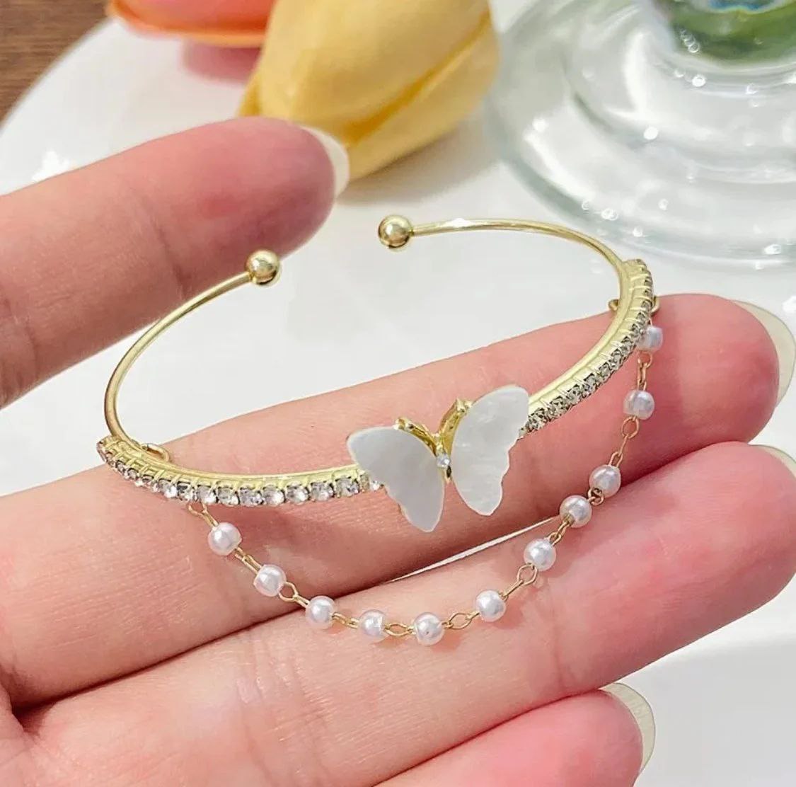Light Luxury Double Fritillary Butterfly Bracelet (3)
