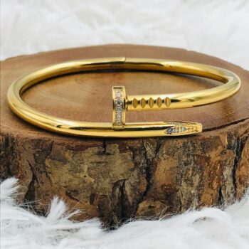 Light luxury stainless steel diamond-studded line bracelet