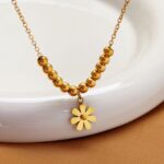 Non-Fading New Luxury 18K Gold Exquisite Stainless Steel Necklace (1)
