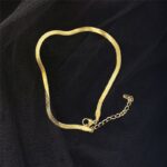 Stainless Steel Snake Chain Anklet for Women (4)